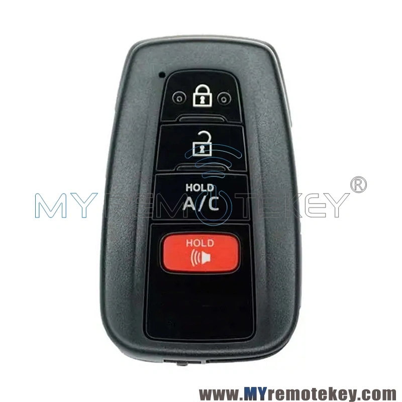 FCC HYQ14FBE / PN 89904-47460 Smart key shell 4 Button for 2017-2021 Toyota Prius Prime