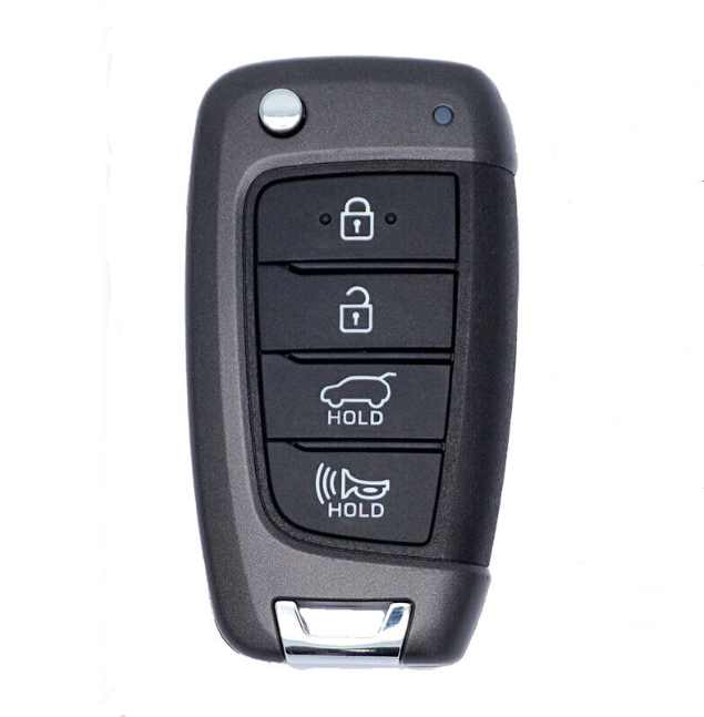 FCC TQ8-RKE-4F39 Smart key shell 4 button for 2018-2021 Hyundai Santa Fe Veloster