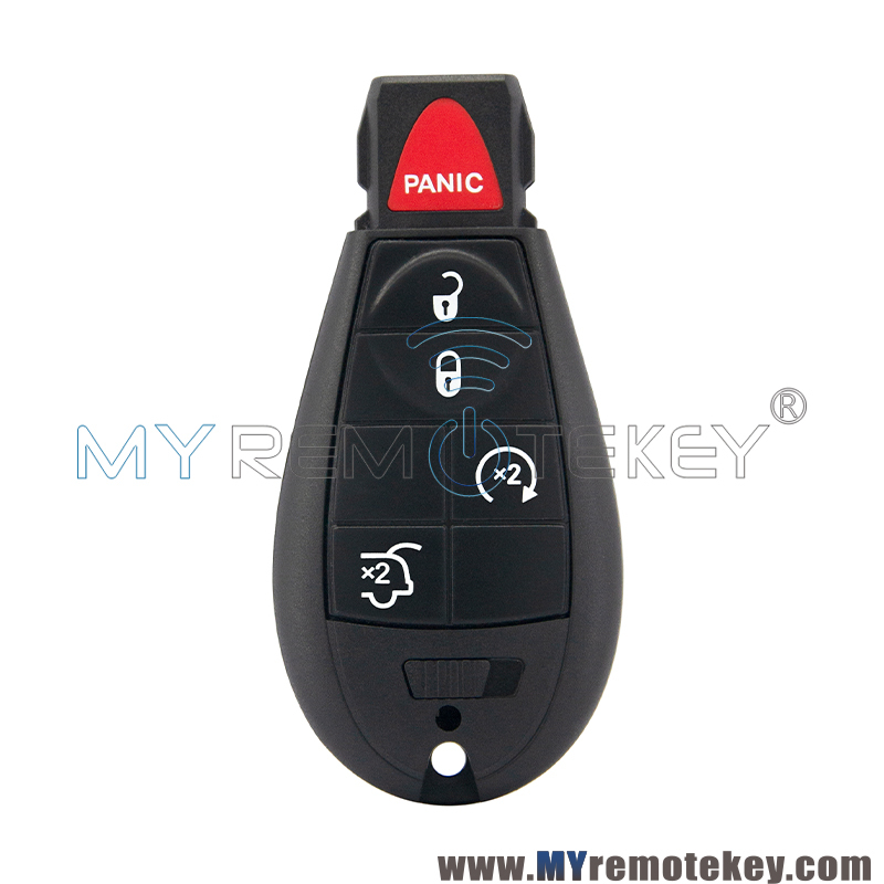 #5 IYZ-C01C New type Fobik remote key fob 4 button with panic for Chrysler Dodge Jeep Commander Grand Cherokee ID46 (PCF7941) 434MHZ