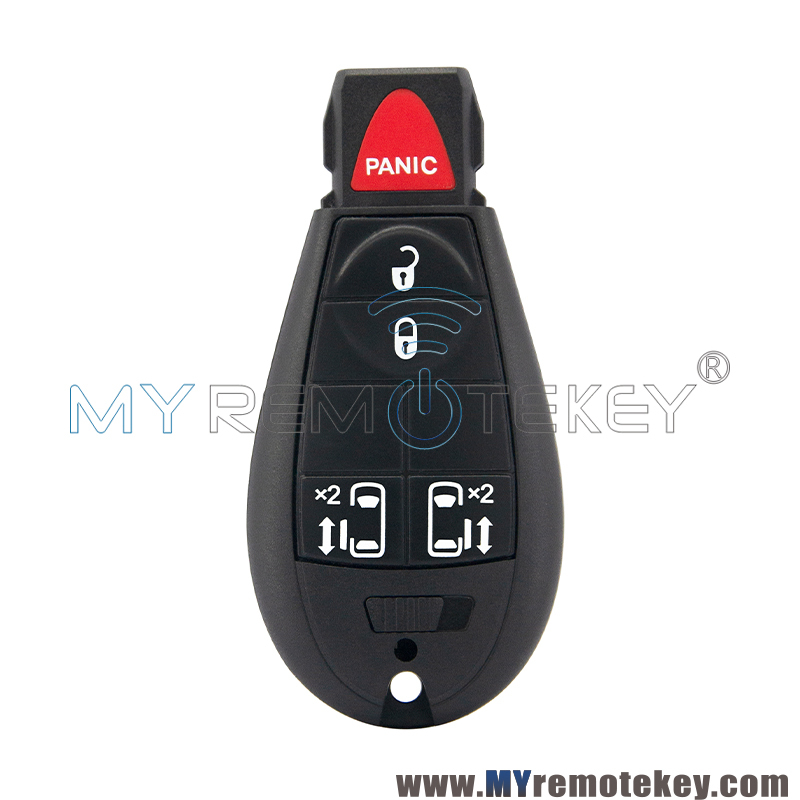 #8 IYZ-C01C New type Fobik remote key fob 4 button with panic for Chrysler Town &amp; Country Mini Van Dodge Jeep ID46 PCF7941