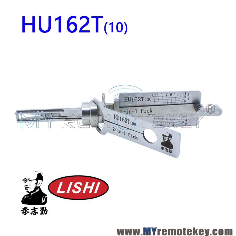 Original LISHI HU162T (10) 2 in 1 Auto Pick and Decoder For Audi BMW
