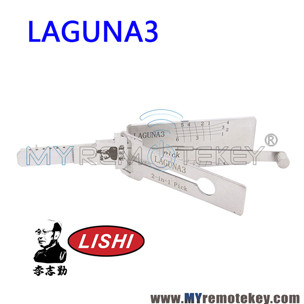 Original LISHI LAGUNA3 2 in 1 Auto Pick and Decoder For Renault