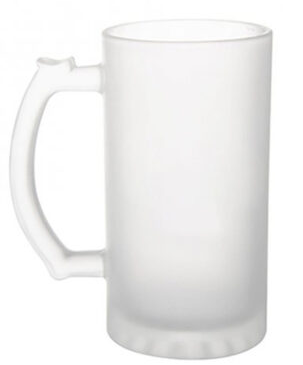 USA RTS 16oz Sublimation Frosted Beer Mug With Handle