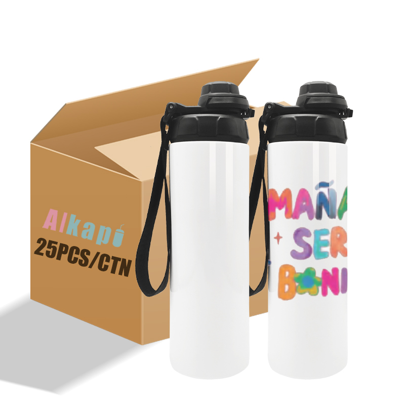 Sales! USA RTS 20oz Sublimation Straight Flip Top Water Bottles