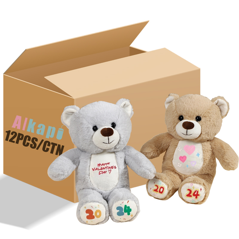 USA RTS Sublimation Christmas Bear/Elephant Toys 28cm