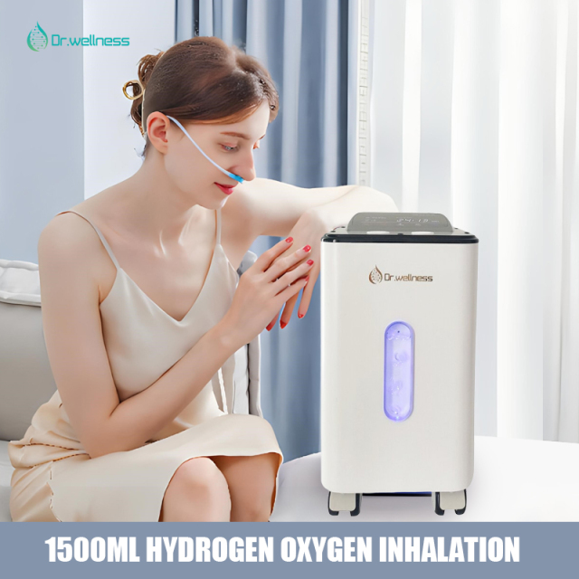 Best Molecular Hydrogen Gas Generator Inhalation Machine Dr.wellness 1500ml
