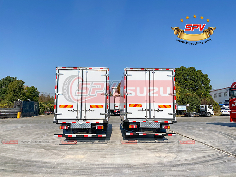 SPV Isuzuchina | 2 Units of Refrigerator Truck ISUZU - Rear Side View