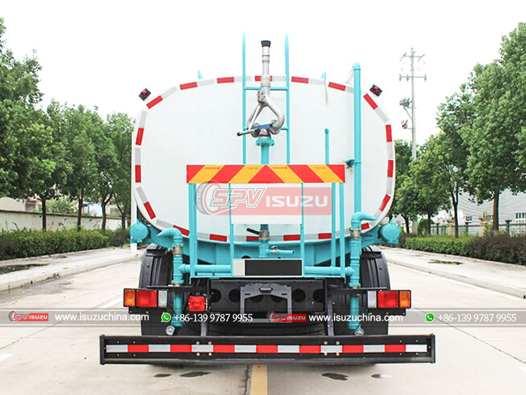 ISUZU 10000 Litres Water Storage Truck - Rear Side
