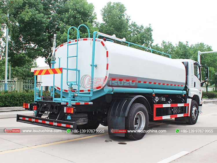 ISUZU 4X2 Water Hauling Truck - Rear Right Side