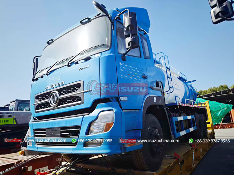 DONGFENG 12,000L Sewage Collection Truck Dispatched to Mozambique