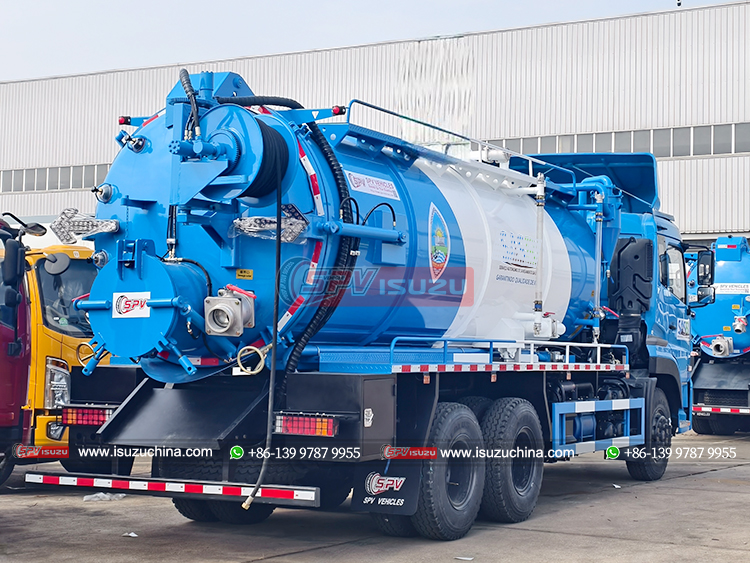 DONGFENG 6x4 16,000 Liters Sewer Vacuum and Jetting Truck