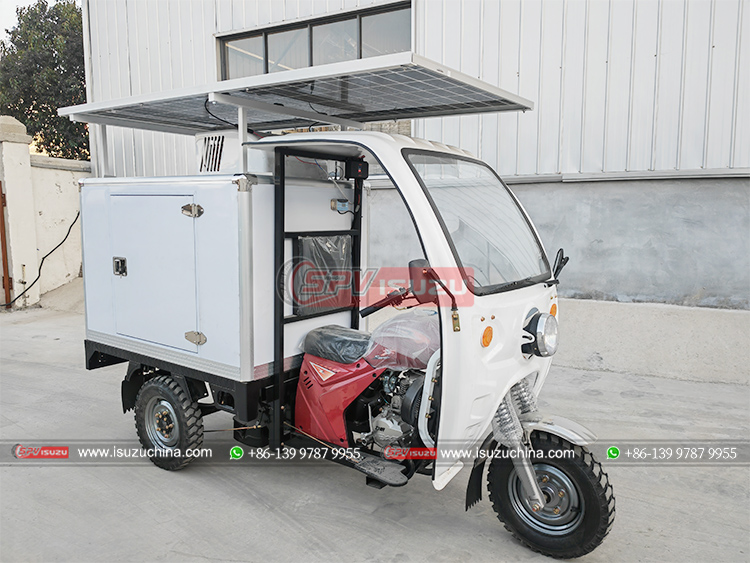 1 Ton Cooling Room Tricycle - Front Right Side