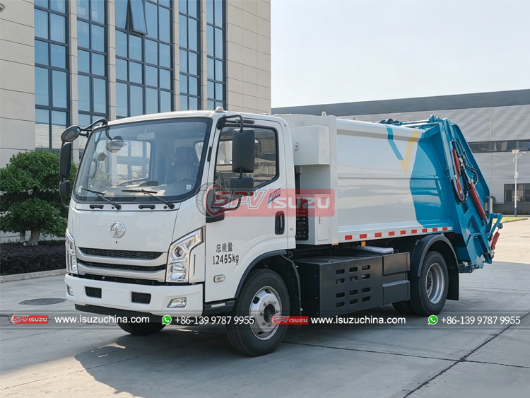 5 CBM Battery-powered Garbage Truck - Front Left Side