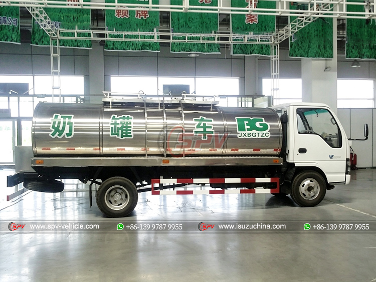 4,000 Liters Milk Logistics Truck ISUZU - Right