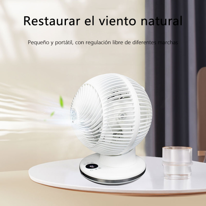 CM-TOP Ventilador Circulador de Aire de Mesa con Control Remoto