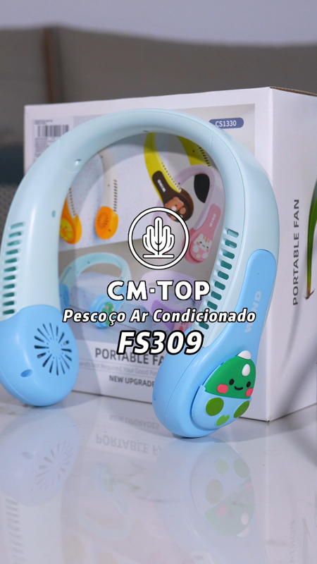 CM-TOP Ventilador de Cuello Personal sin Aspas Portátil