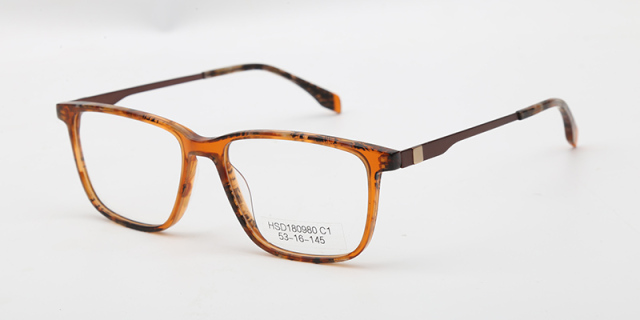 High-end mens fashion lamination acetate optical eyeglasses