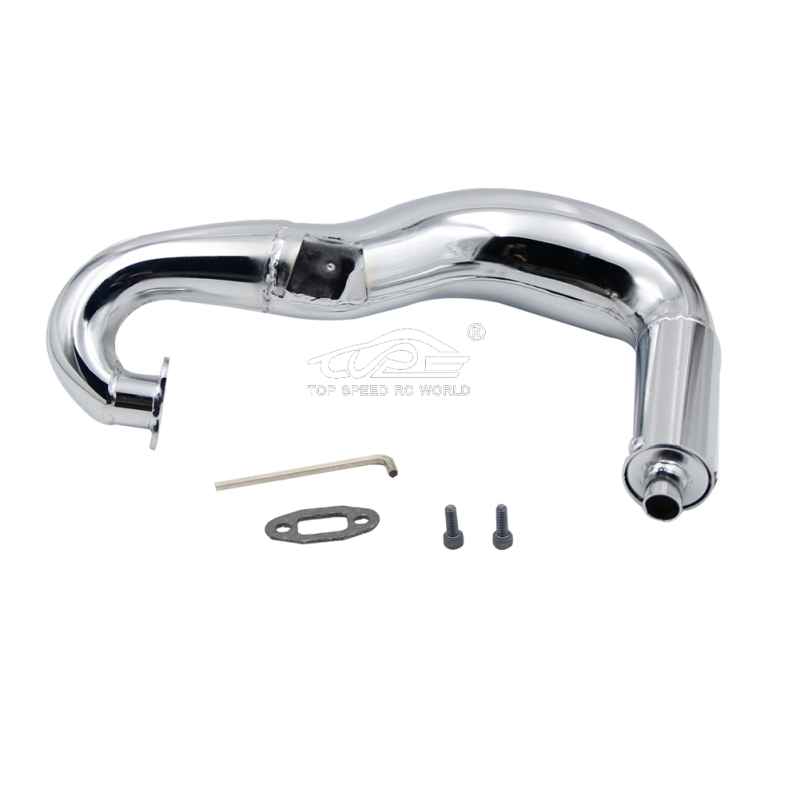 Chrome Exhaust pipe Fit 1/6 FG Off-Road Buggy Marder Beetle Monster Truck