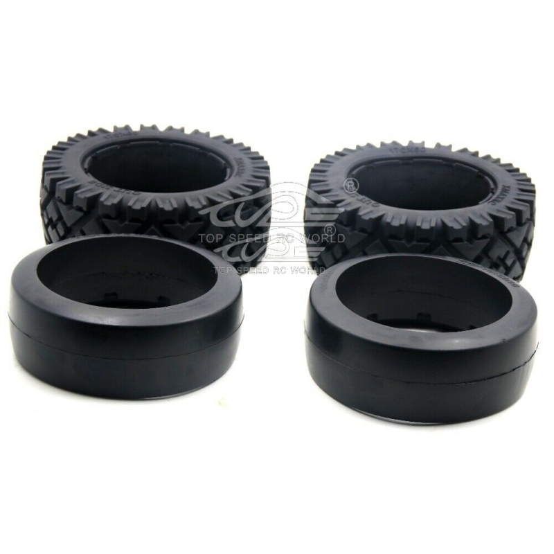 TOP SPEED RC WORLD All-Terrian Front Tire With Inner Foam Fit 1/5 RC Buggy HPI BAJA ROVAN KM 5B PARTS