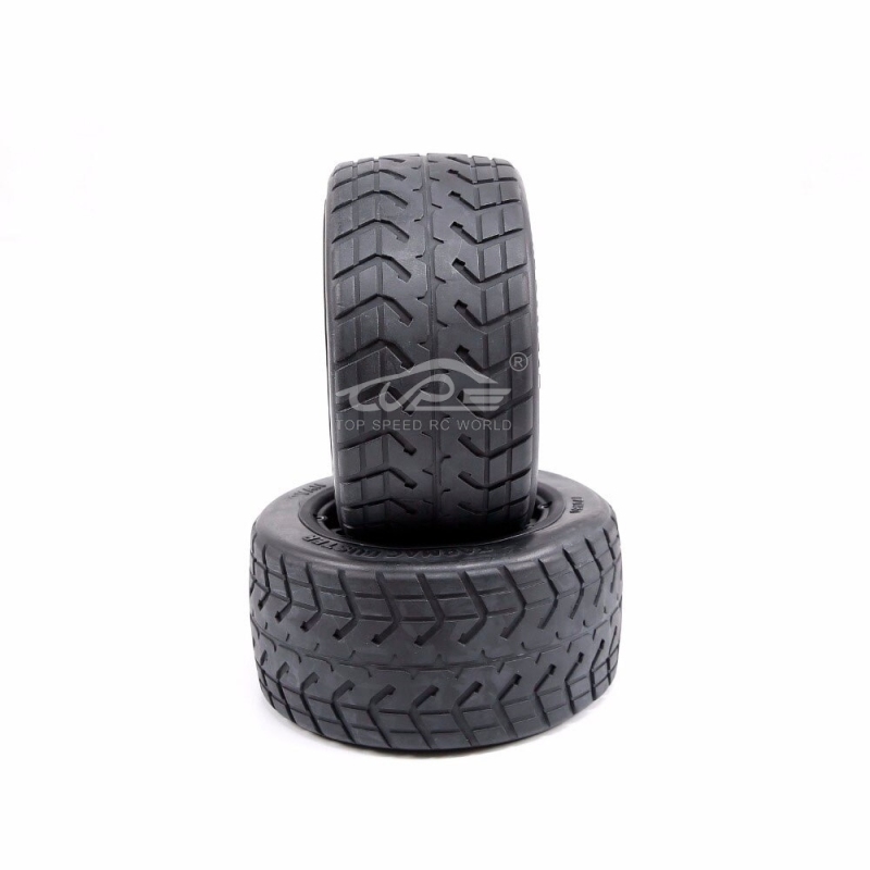 TOP SPEED RC WORLD Thicken on-Road Tire Rear Complete Wheel Tyre FOR 1/5 HPI KM Rofun Rovan BAJA 5B SS Rc Car Toys Parts