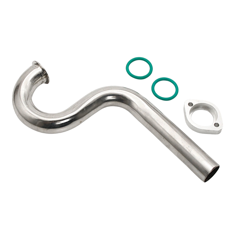 TOP SPEED RC WORLD RC Boat Exhaust Pipe S Header Fit 26CC 27.5CC 29CC QJ Zenoah RCMK Petrol Marine