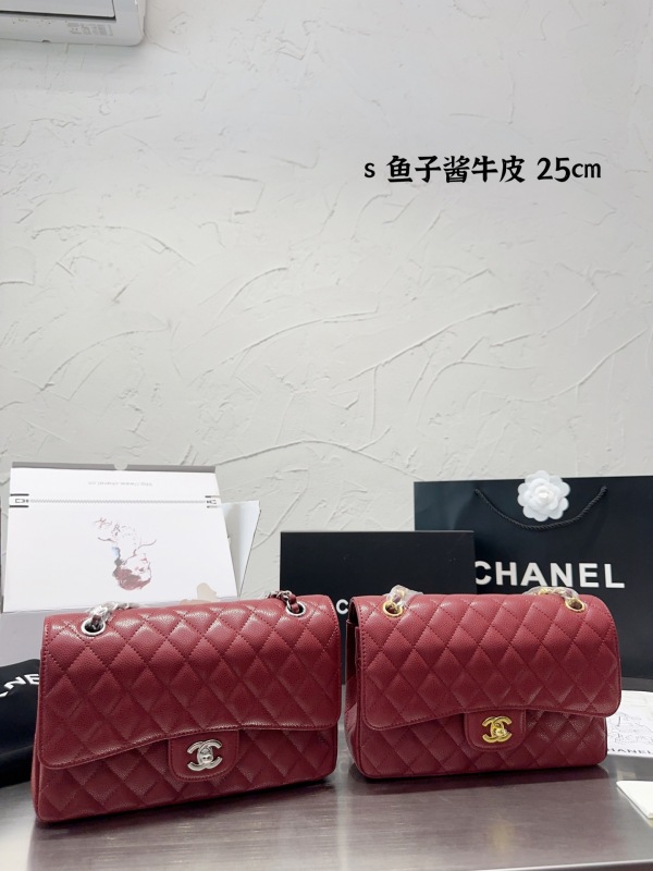 Chanel calfskin 🐂cf series rhombus bag Chanel
