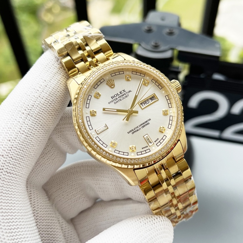 Rolex three-needle design boutique men's watch