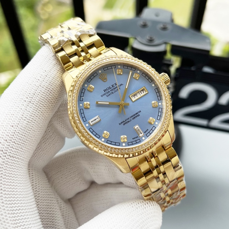 Rolex three-needle design boutique men's watch