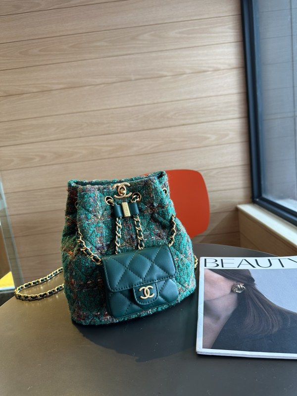 Chanel bucket backpack