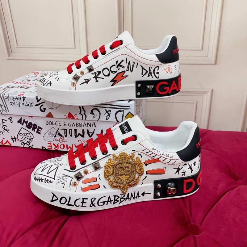 DOLCE &amp; GABBANA 2023 New Fashion Casual Shoes Men's Style