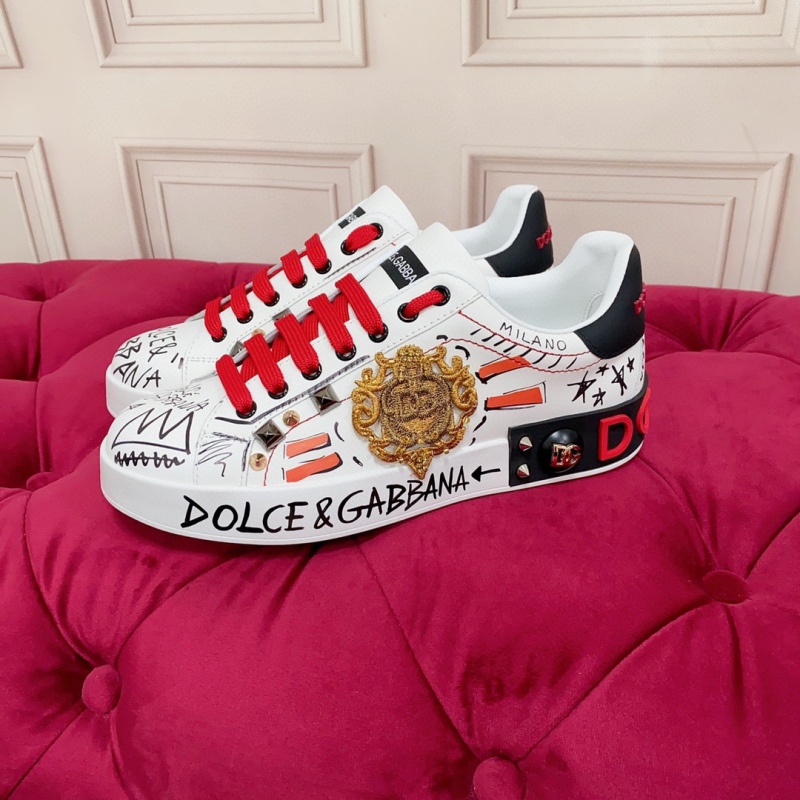 DOLCE &amp; GABBANA 2023 New Fashion Casual Shoes Men's Style