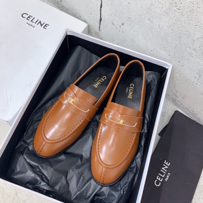 Celine 2023 new style retro fashion trend loafers