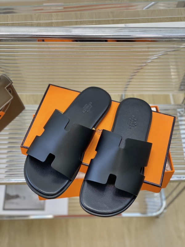 Hermes open-toe slip-on fashionable sandals for men