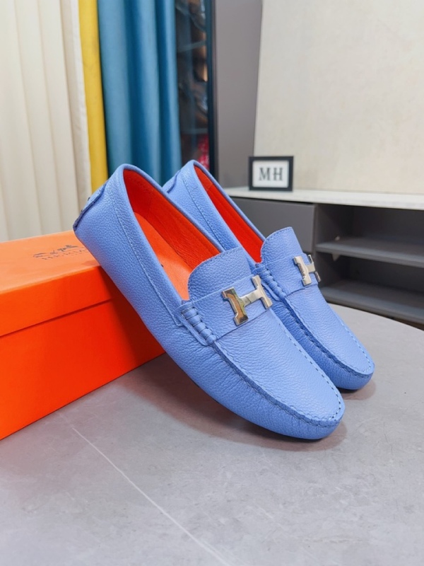 Hermès men's new fashion and casual slip-on shoes
