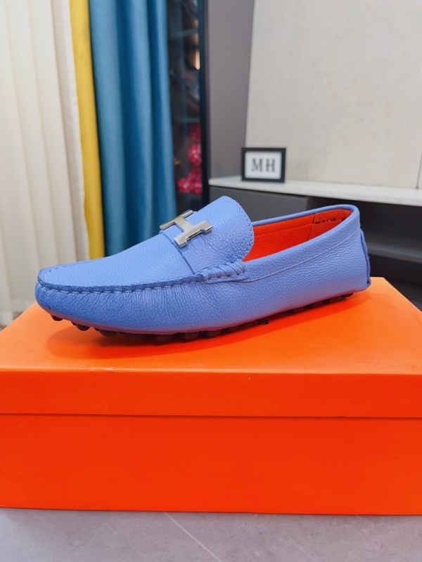 Hermès men's new fashion and casual slip-on shoes