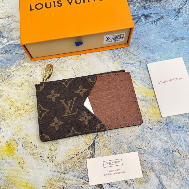 Louis Vuitton Presbyopia printed zipper closure canvas card holder