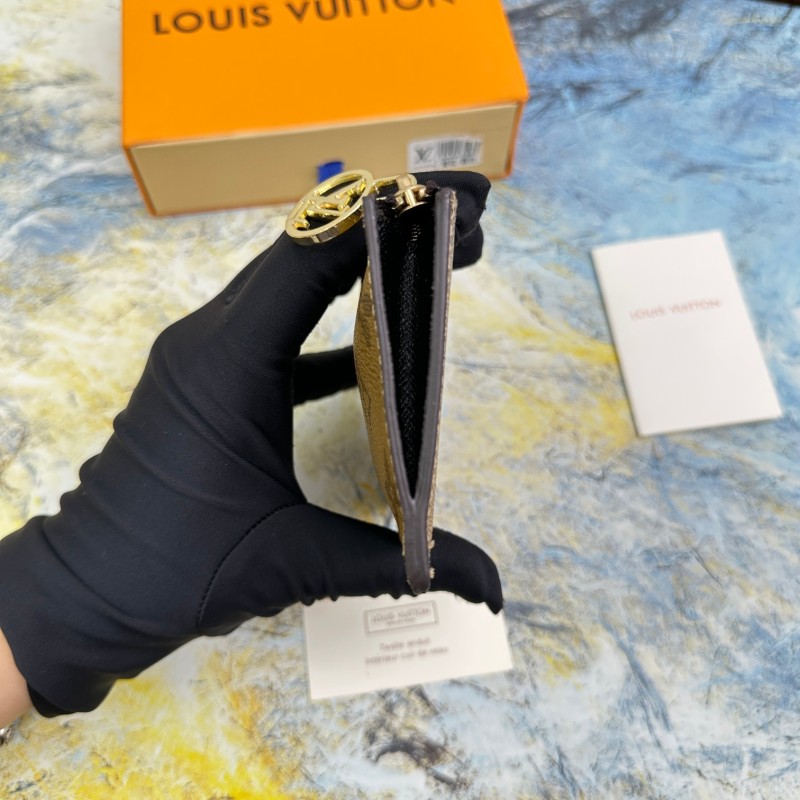 Louis Vuitton Presbyopia printed zipper closure canvas card holder