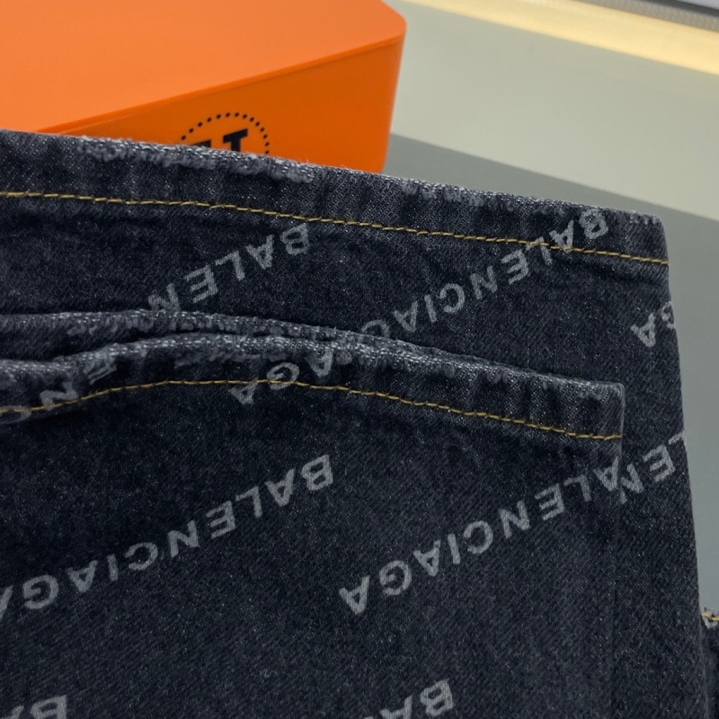 BALENCIAGA 2023ss new barrage full print jeans