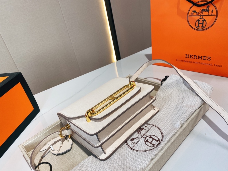 Hermès roulis gold buckle calfskin pig nose bag shoulder crossbody bag