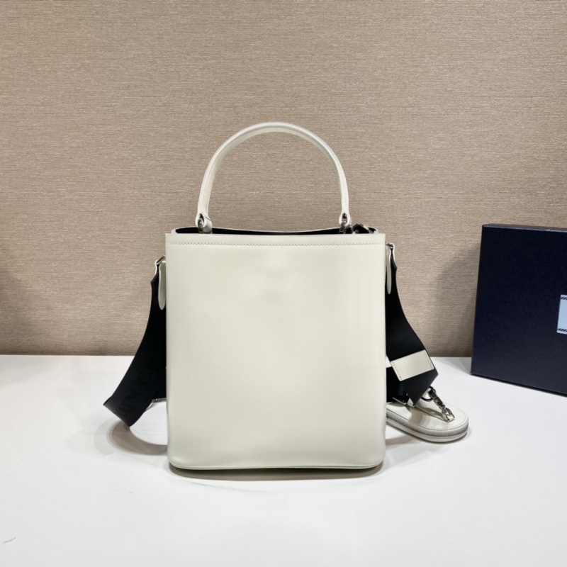 PARDA Panier glossy leather handbag shoulder bag