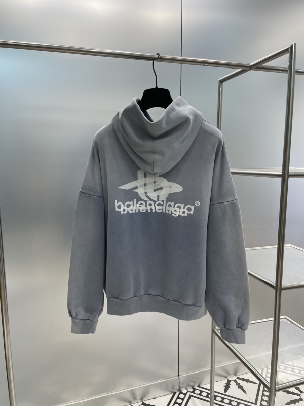 Balenciaga 23 new product LAYERED SPORTS hooded large size sweatshirt