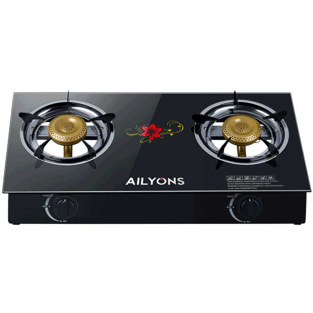 AILYONS GS014-1 Gas Stove Double Burner
