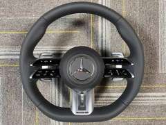 LDHMI Carbon Fiber Steering Wheel for Mercedes-Benz A B C G E S-Class GLA GLB GLC GLE GLK GL SL SLK Maybach BRABUS AMG GT W190 C190 W205 C205 W166 W167 W177 W213 W217 C217 W222 W223 W253 W257 W292 W463 W464