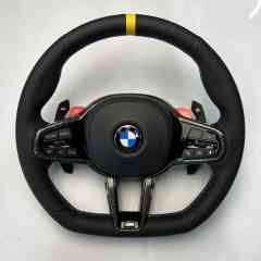 LDHMI Carbon Fiber Steering Wheel for BMW Series X 1 2 3 4 5 6 7 8 G F35 01 02 03 06 07 10 11 12 13 I5 I6 20 21 22 23 24 25 28 30 31 33 368 48 S GT E46 39 60 83 90 91 92 93 70 71 72 M3 5 6 8