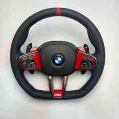 LDHMI Carbon Fiber Steering Wheel for BMW Series X 1 2 3 4 5 6 7 8 G F35 01 02 03 06 07 10 11 12 13 I5 I6 20 21 22 23 24 25 28 30 31 33 368 48 S GT E46 39 60 83 90 91 92 93 70 71 72 M3 5 6 8