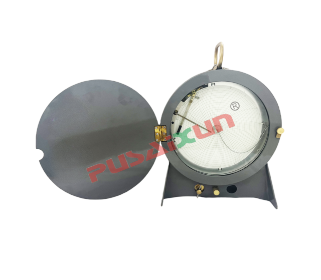 CM252A,12 inch circular chart portable pressure recorder, can be calibrated for use up to 15000 psi