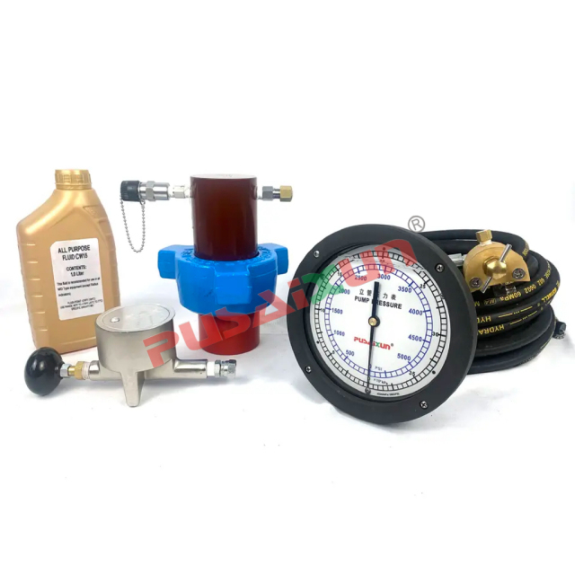 6 Inch Fluid filled mud pump gauge, Single Pointer Gauge System