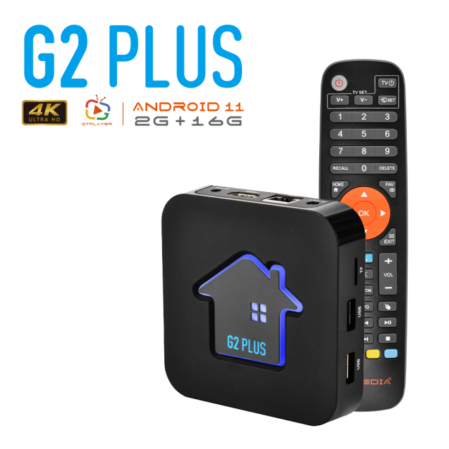 G2PLUS Android 11 TV Box