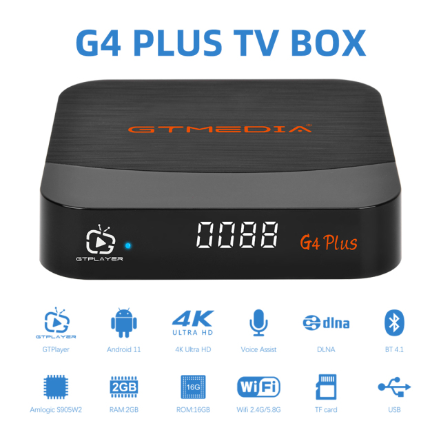G4 PLUS Android 11 Smart Voice TV Box