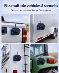 Magnetic Bottom Bracket for Wireless Backup Camera, Easy Install